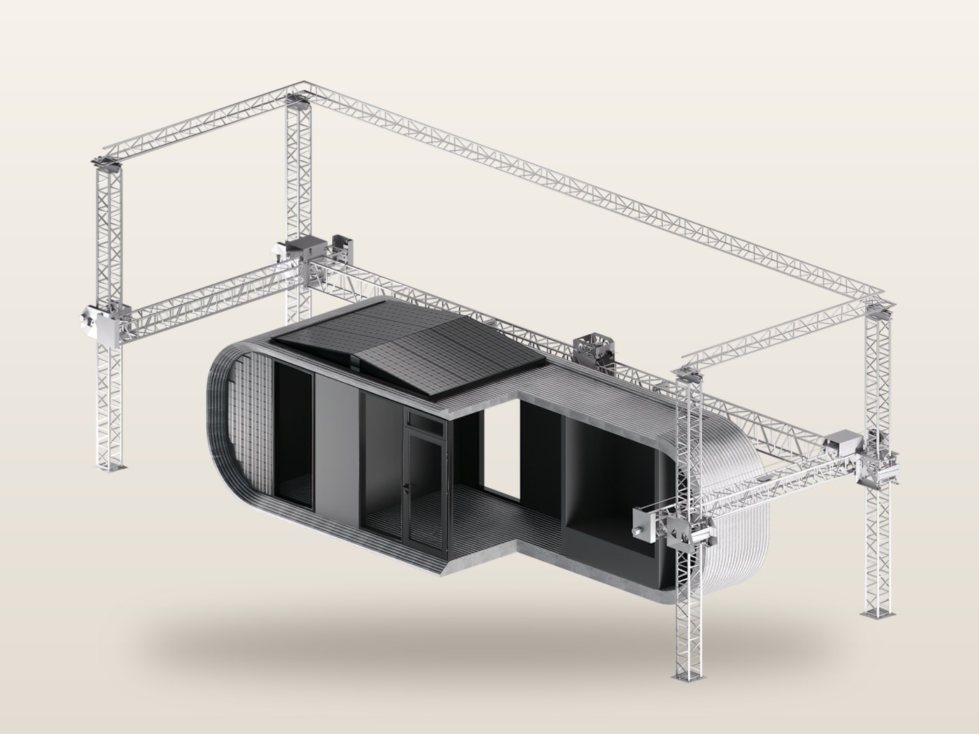 Строительный 3D-принтер портального типа