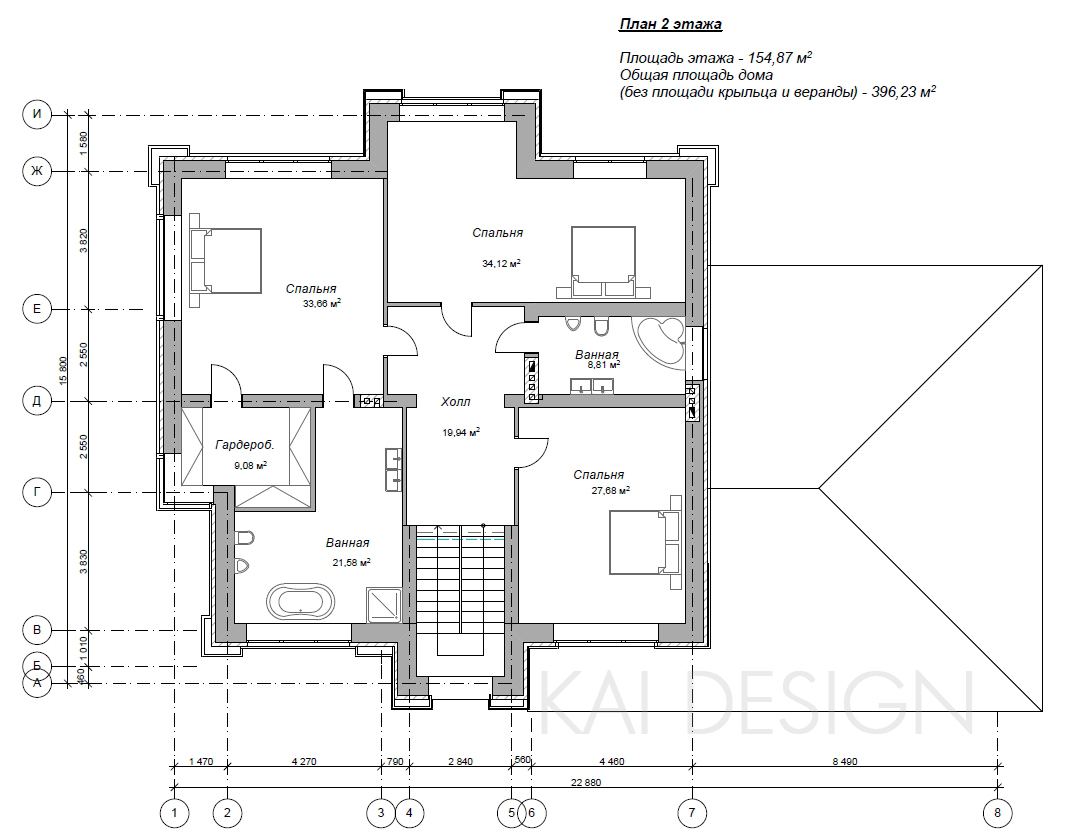 Планировка дома «Андромеда 396» 396 м², лист 2